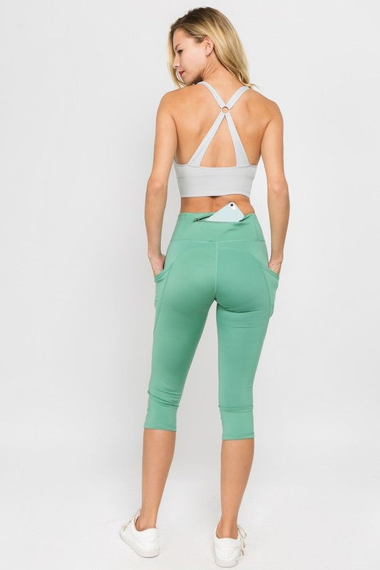 Yelete Workout Capri Leggings