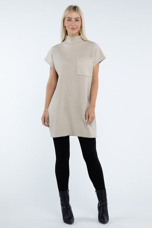 Zenana Sweater Mini Dress (Multiple Colors!)