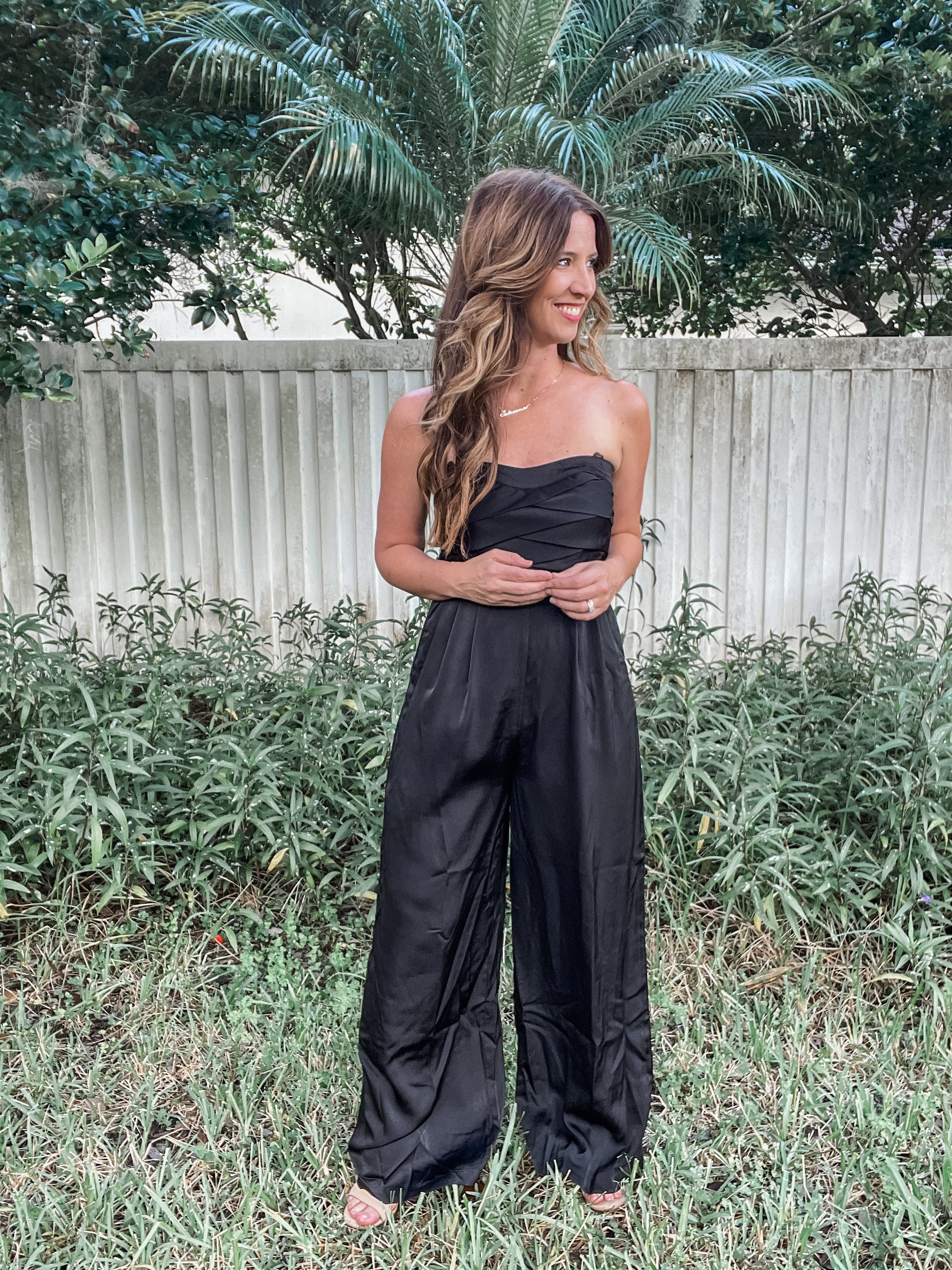 Life Of The Party Strapless Jumpsuit