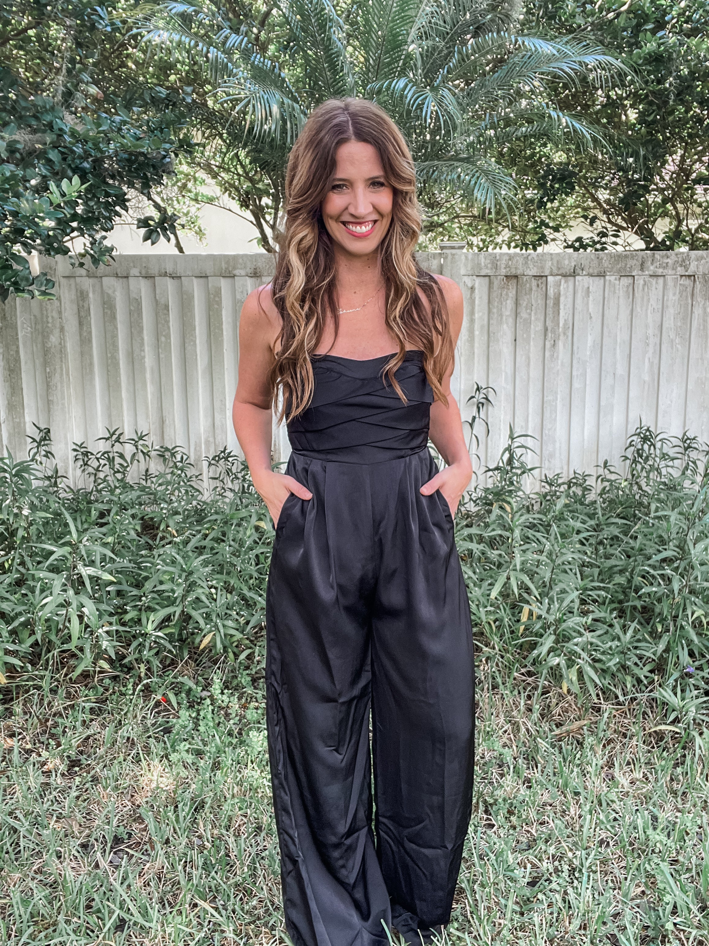 Life Of The Party Strapless Jumpsuit