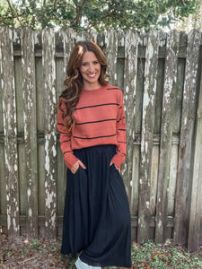 Super Soft Oversized Striped Sweater