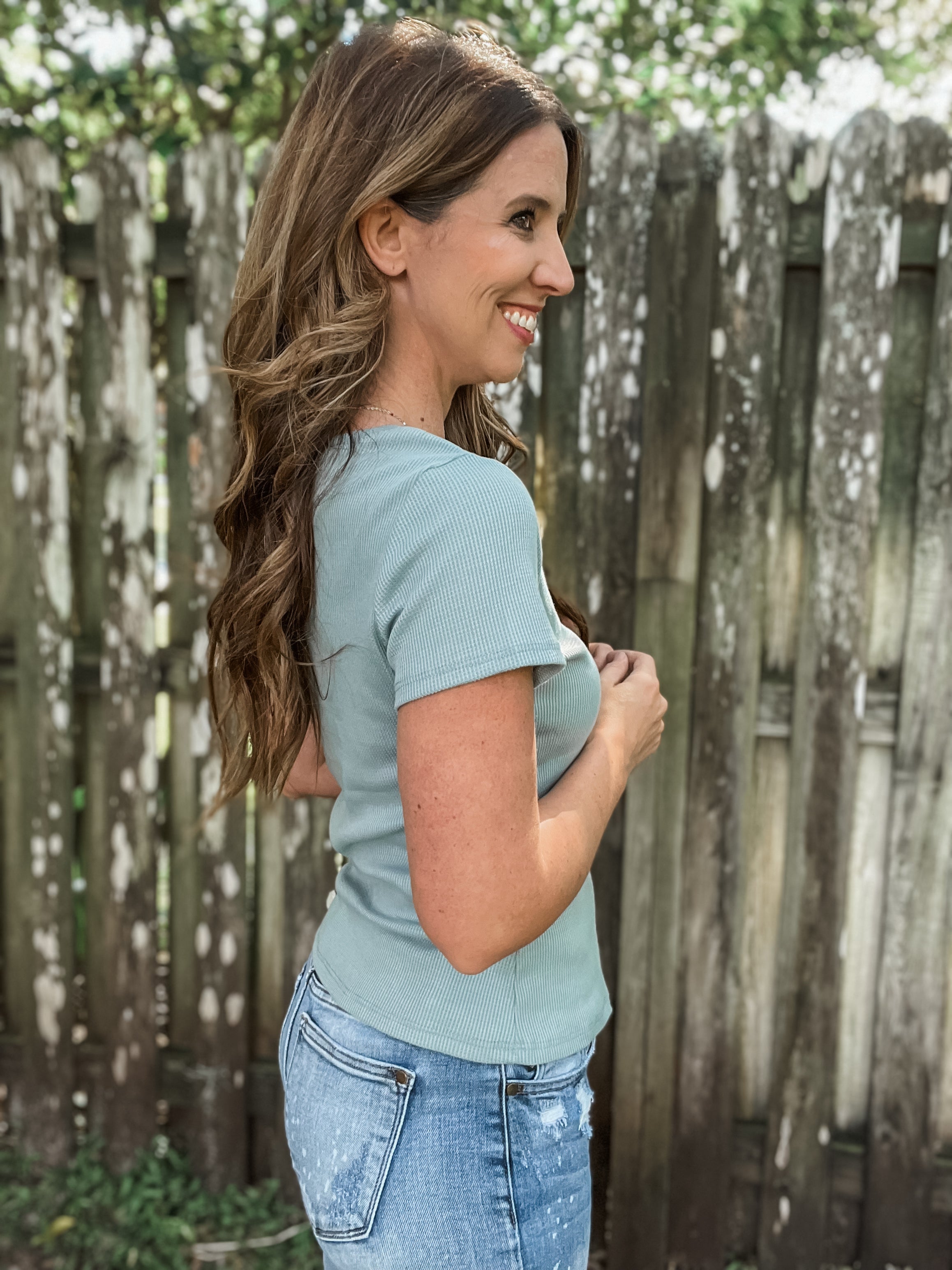 Short Sleeve Asymmetrical Top