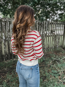 PREORDER: Collared Striped Sweater (4 colors!)