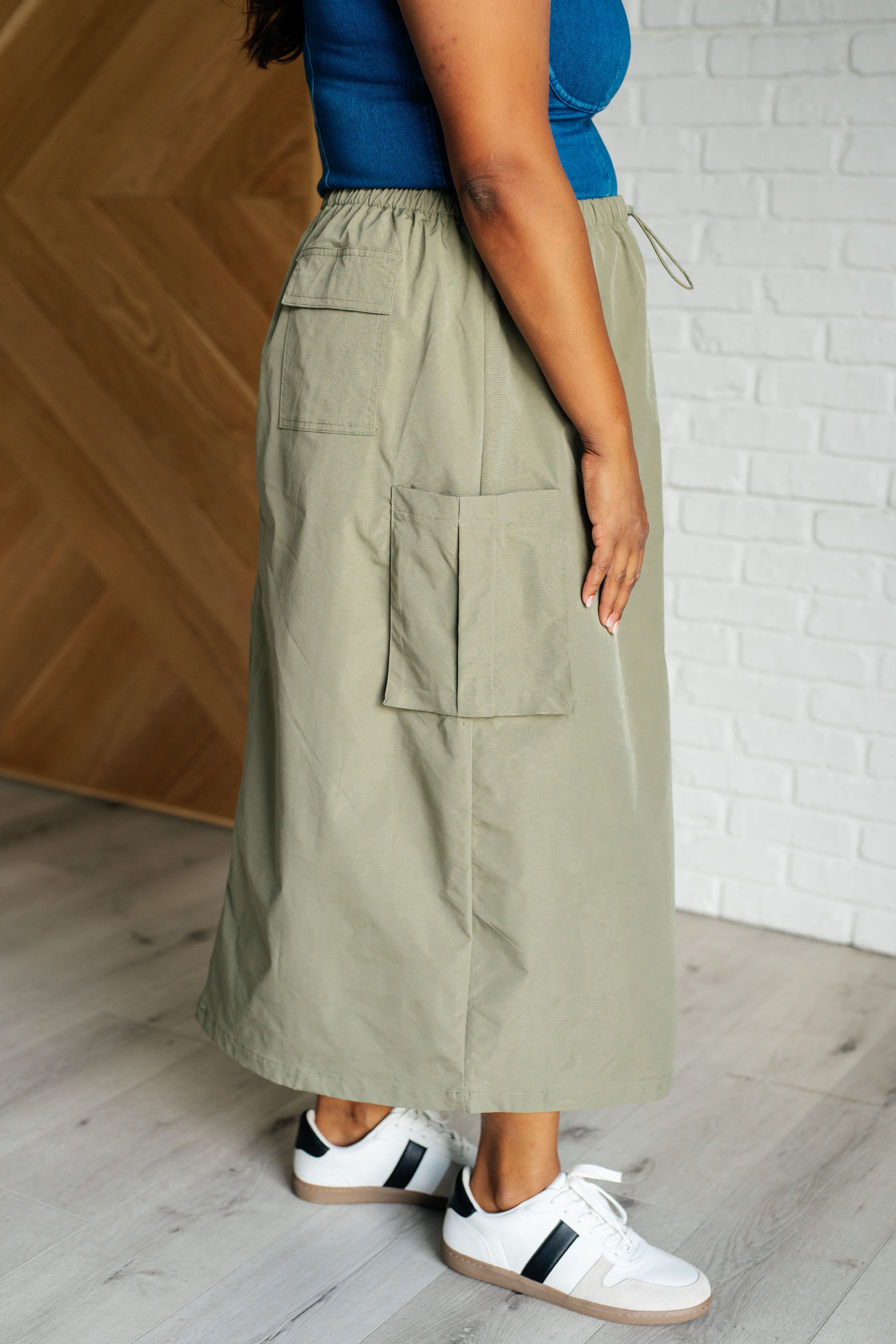 Explain It Away Cargo Skirt