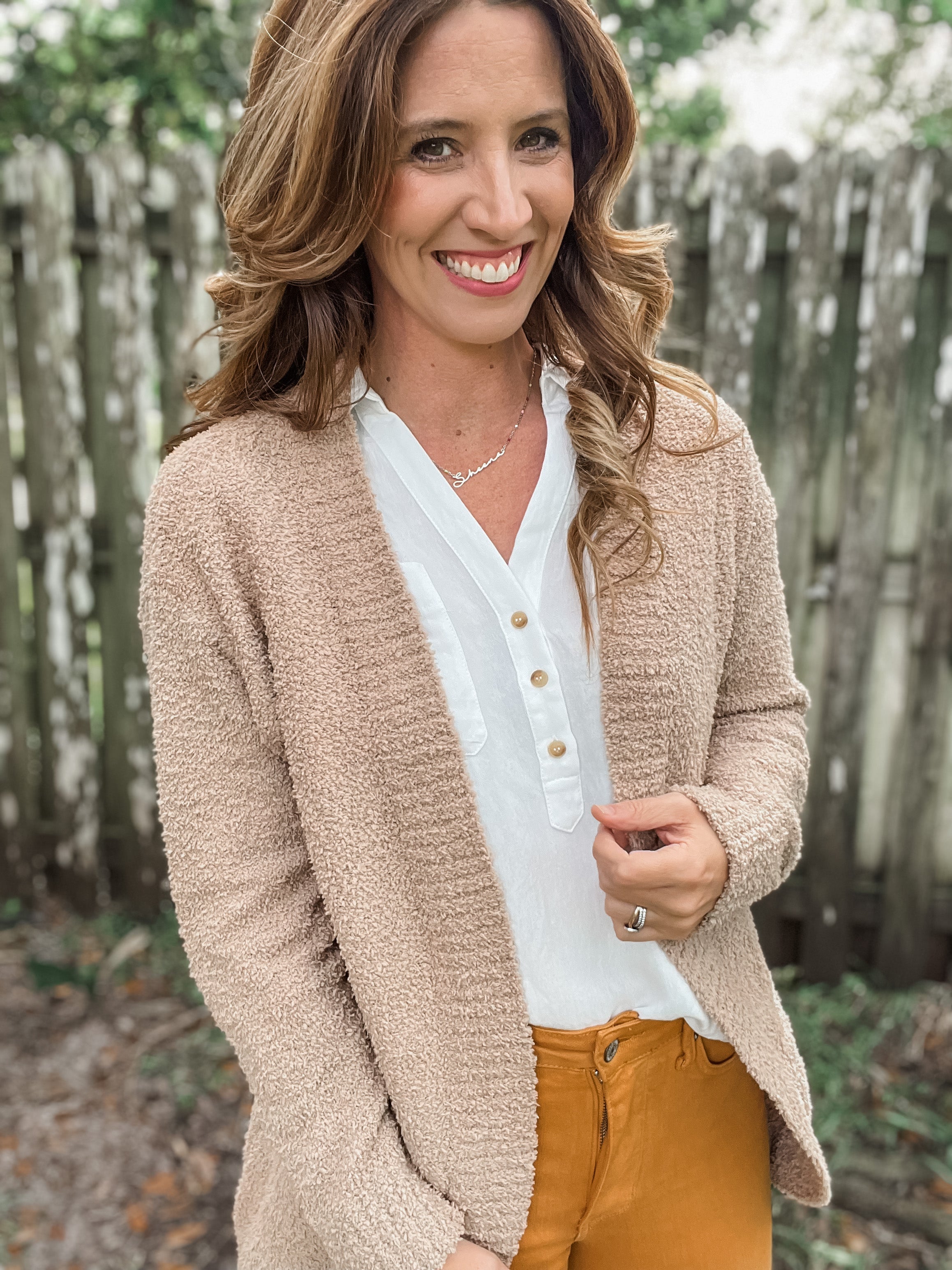 Teddy Bear Sweater Cardigan