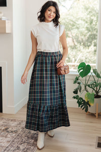 Plaid Perfection Maxi Skirt