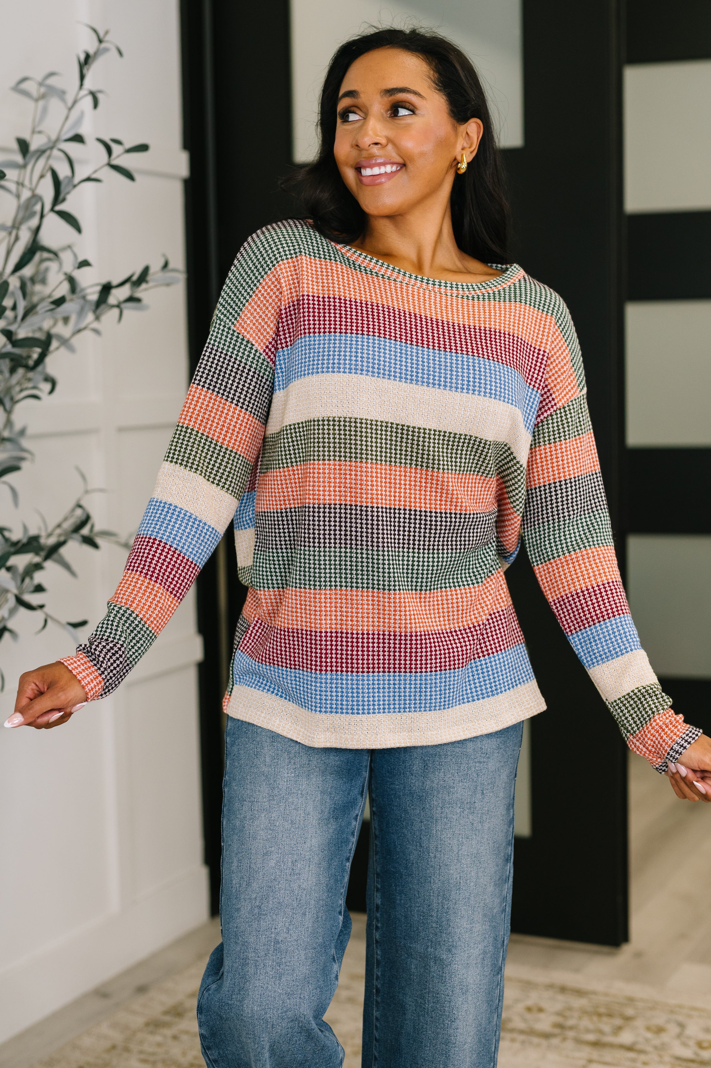 To Be Determined Drop Shoulder Top