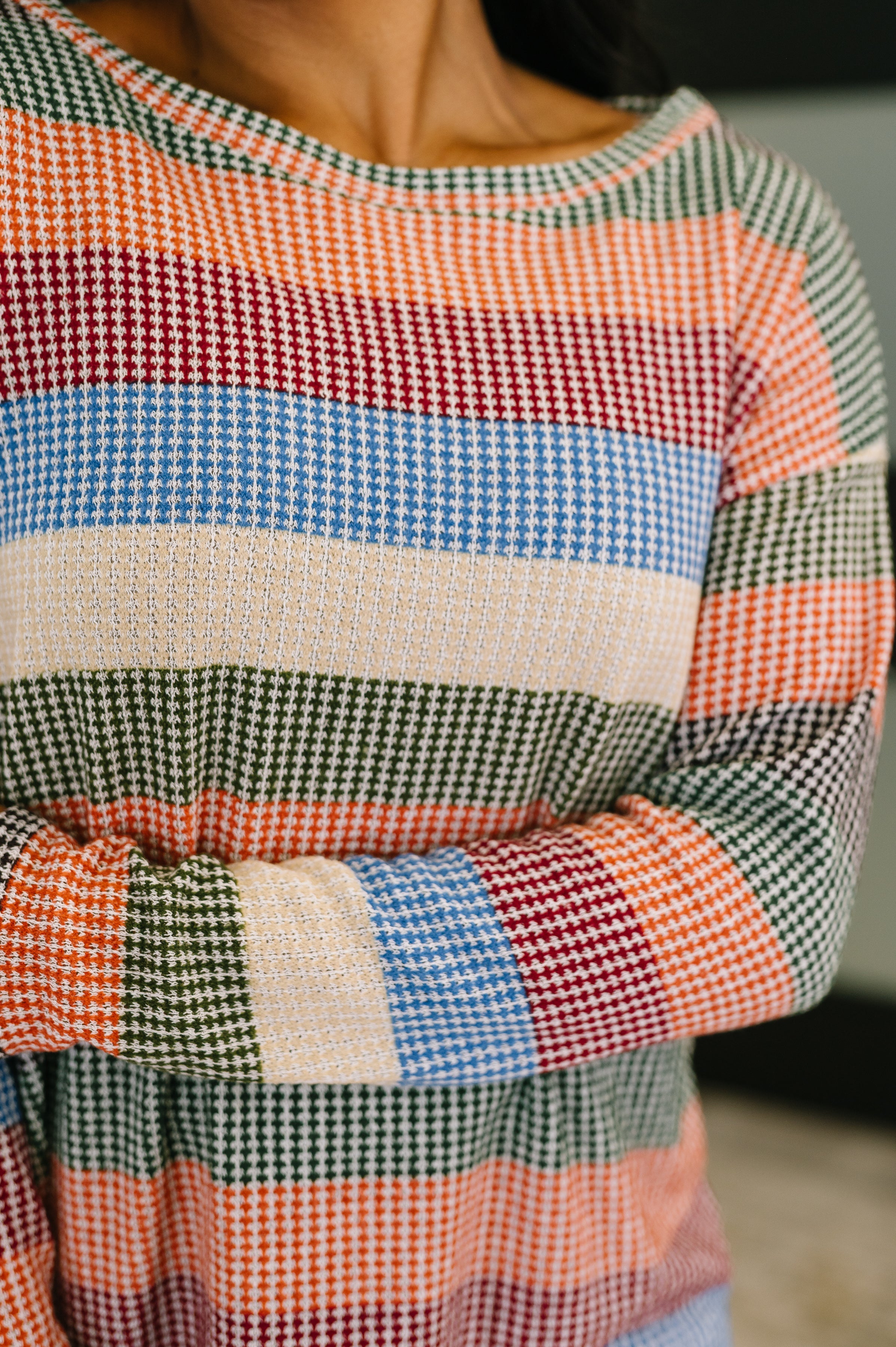 To Be Determined Drop Shoulder Top