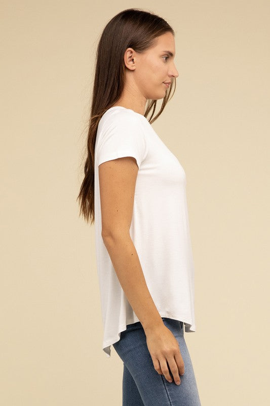 Zenana Flowy Round Hem T-shirt