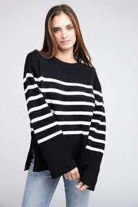 Bibi Falling For You Striped Sweater