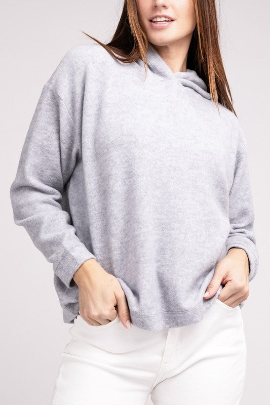 Zenana Brushed Hacci Sweater (Multiple Colors!)