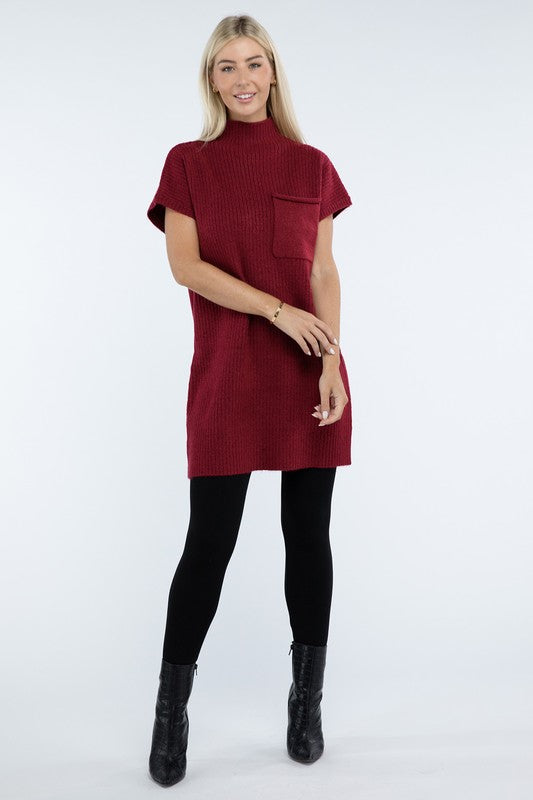 Zenana Sweater Mini Dress (Multiple Colors!)