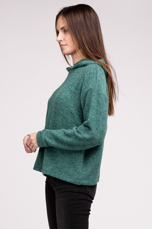 Zenana Brushed Hacci Sweater (Multiple Colors!)