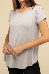 Zenana Flowy Round Hem T-shirt