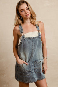 BiBi Denim Overall Dress