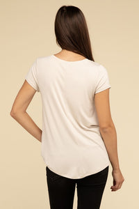 Zenana Flowy Round Hem T-shirt