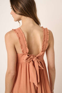 Mittoshop Wide Leg Jumpsuit in Ginger