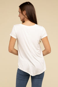 Zenana Flowy Round Hem T-shirt