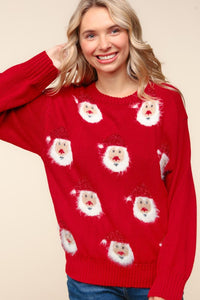 Sparkly Santa Brushed Sweater