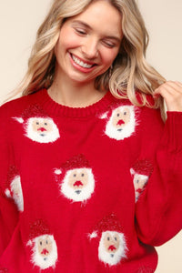 Sparkly Santa Brushed Sweater