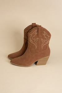 Blazing Western Boots - Blue & Brown