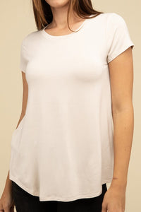 Zenana Flowy Round Hem T-shirt