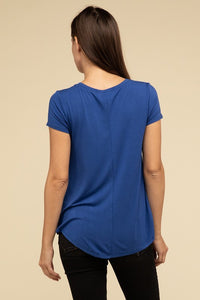 Zenana Flowy Round Hem T-shirt