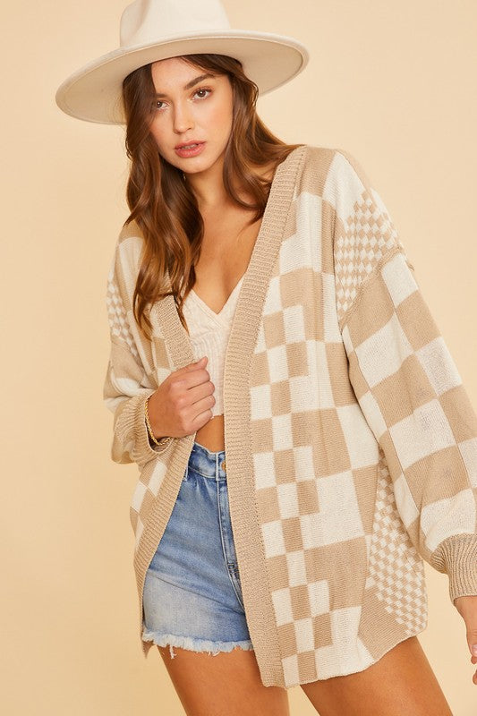 Check Me Out Drop Shoulder Cardigan