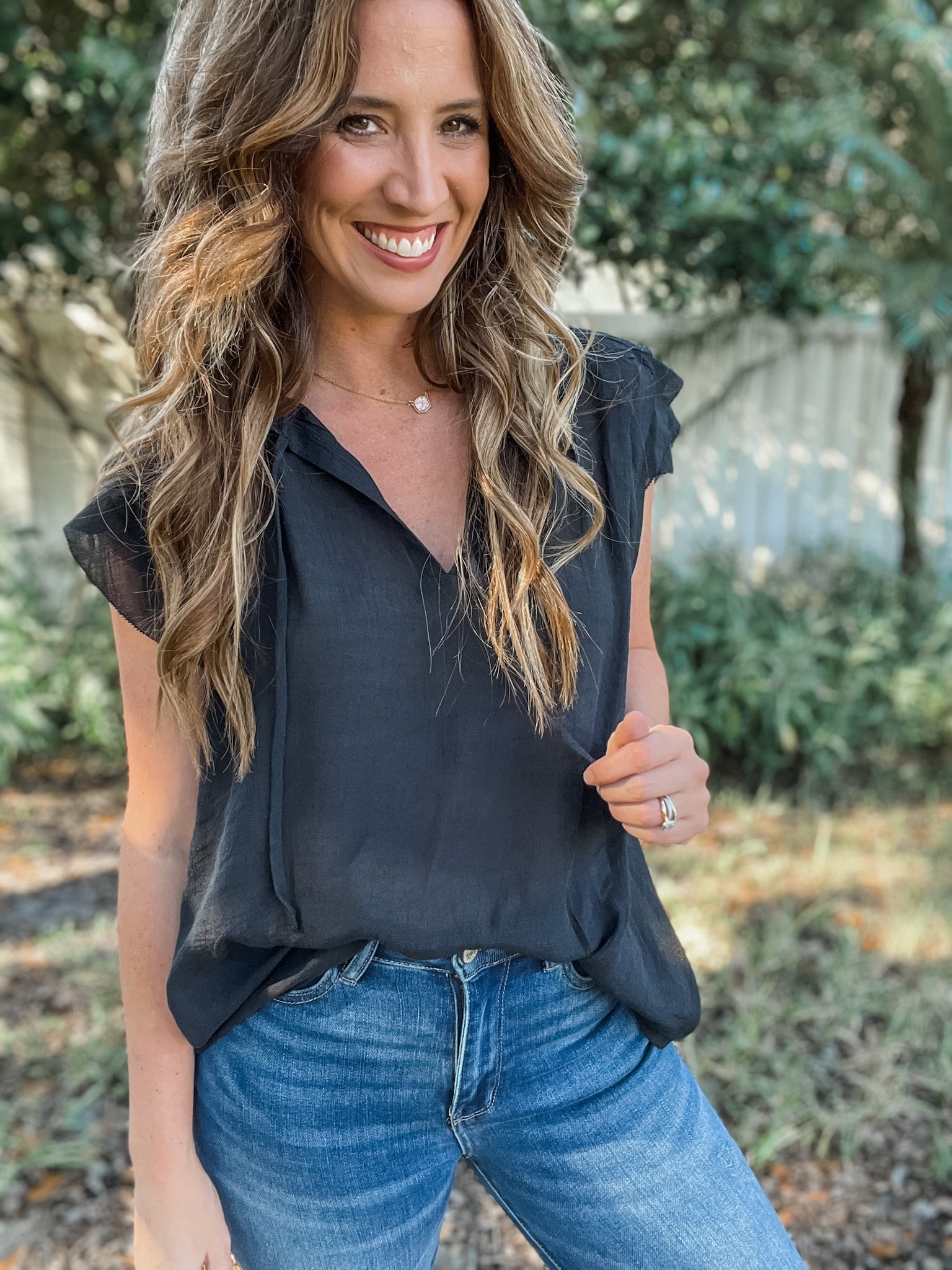Triple Ruffled Blouse (3 colors!)