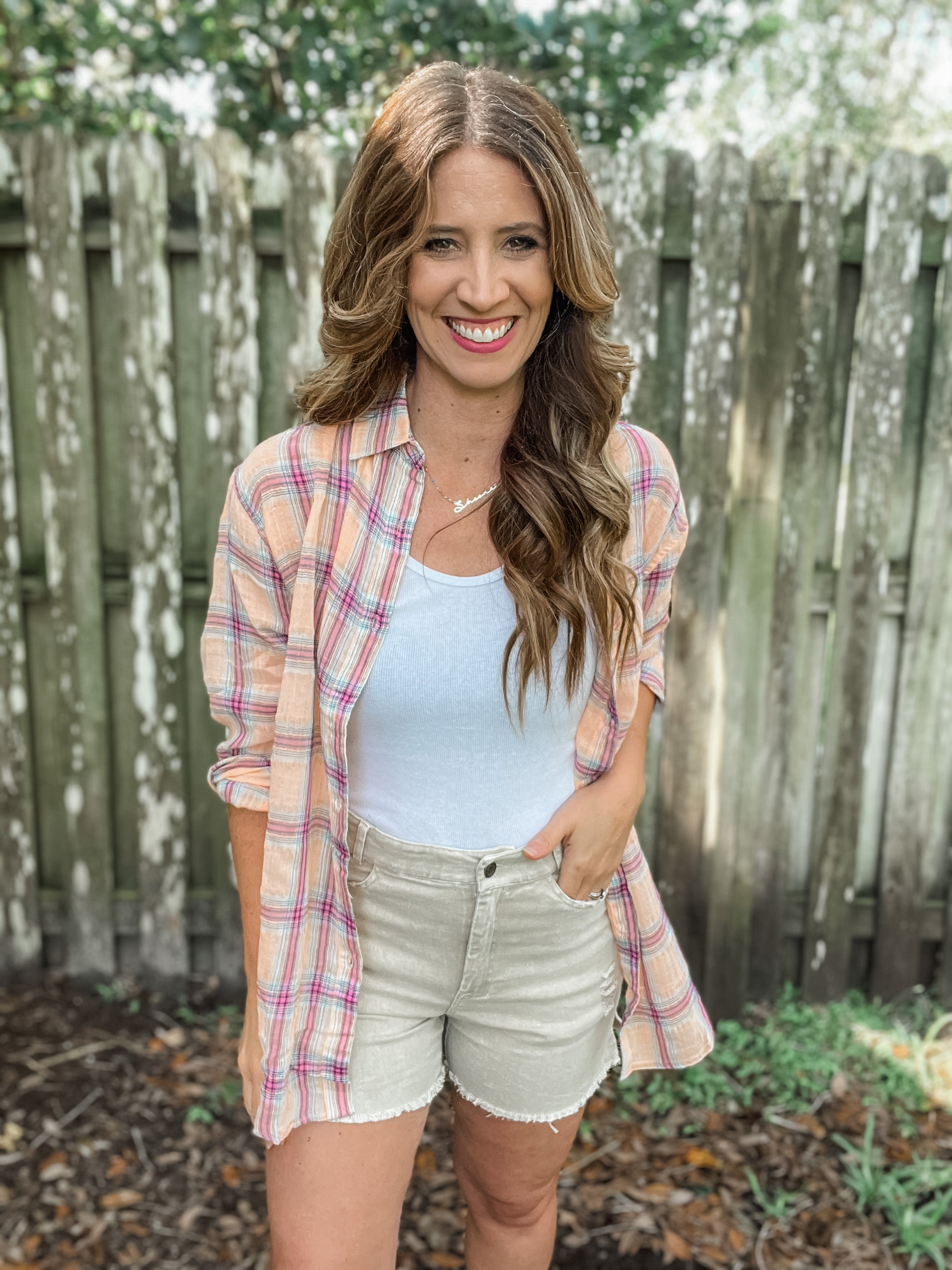 Liz Plaid Shirt