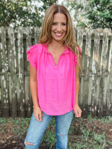Triple Ruffled Blouse (3 colors!)