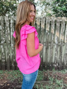Triple Ruffled Blouse (3 colors!)