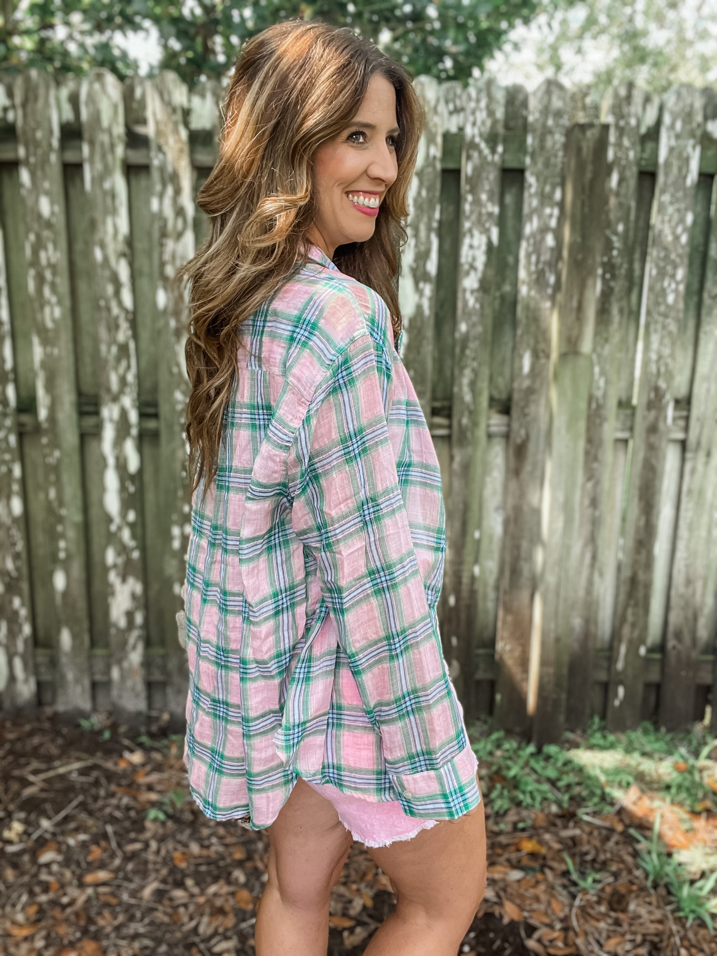 Liz Plaid Shirt