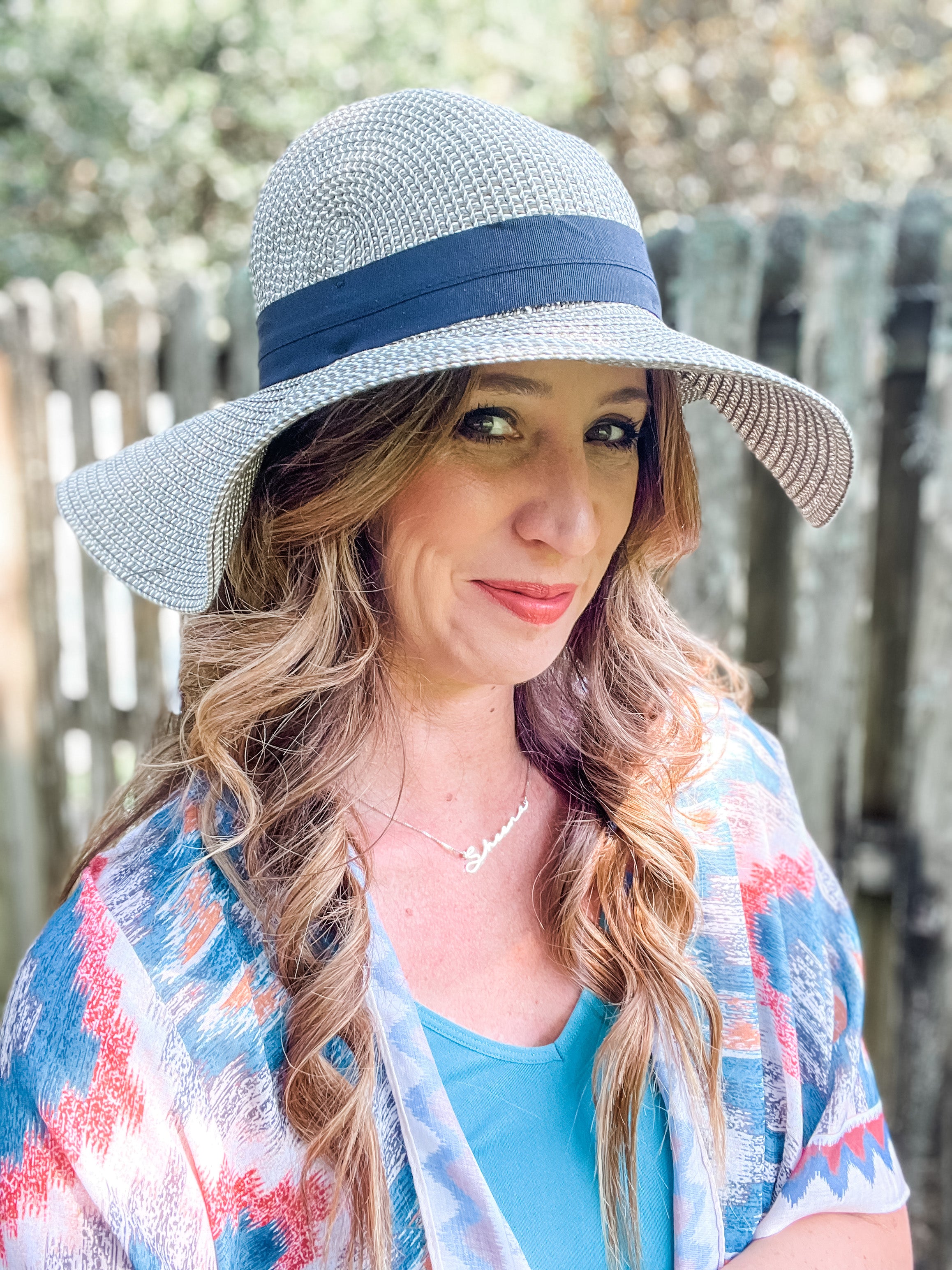 C.C. Foldable Straw Sunhat