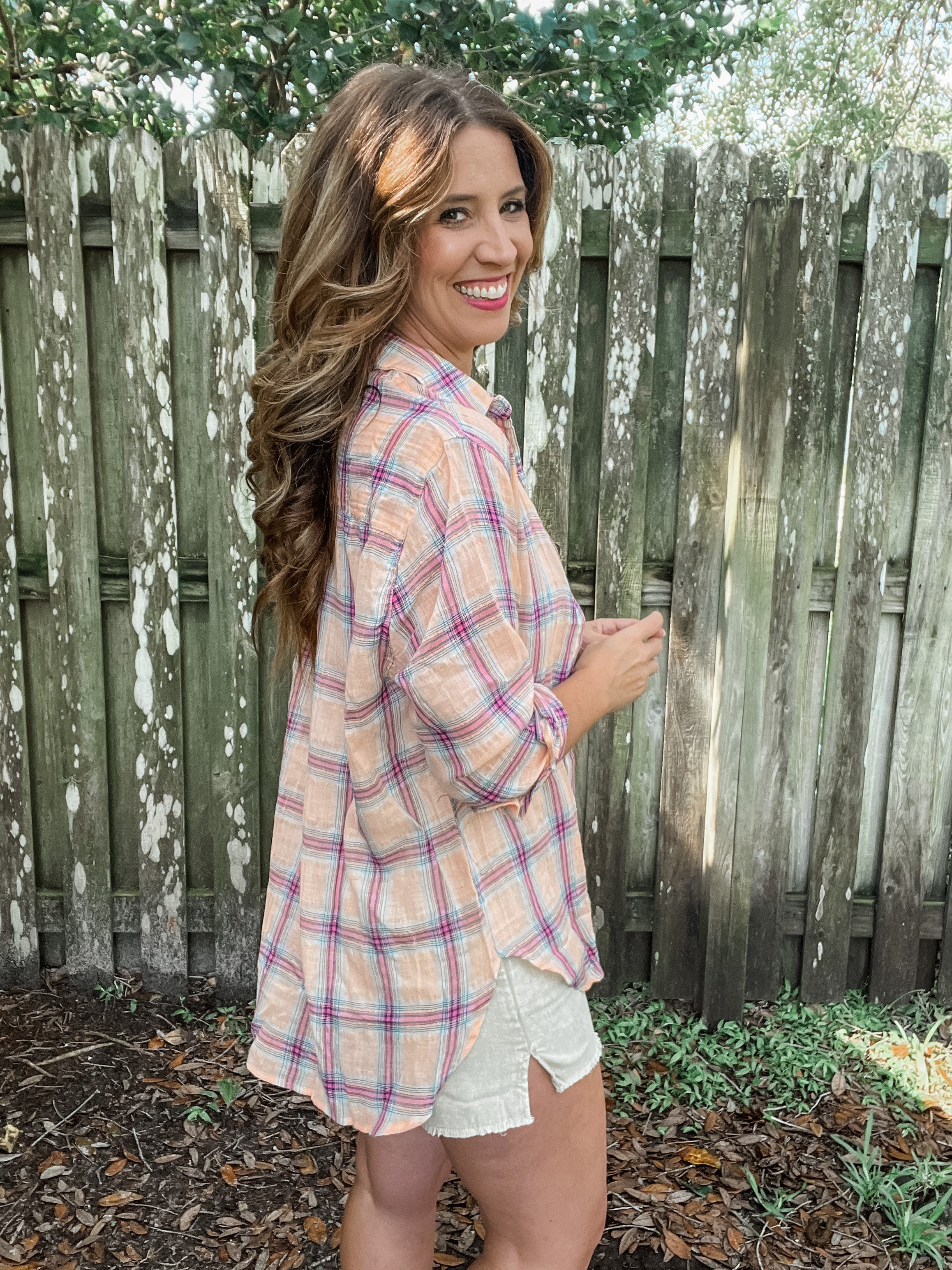 Liz Plaid Shirt