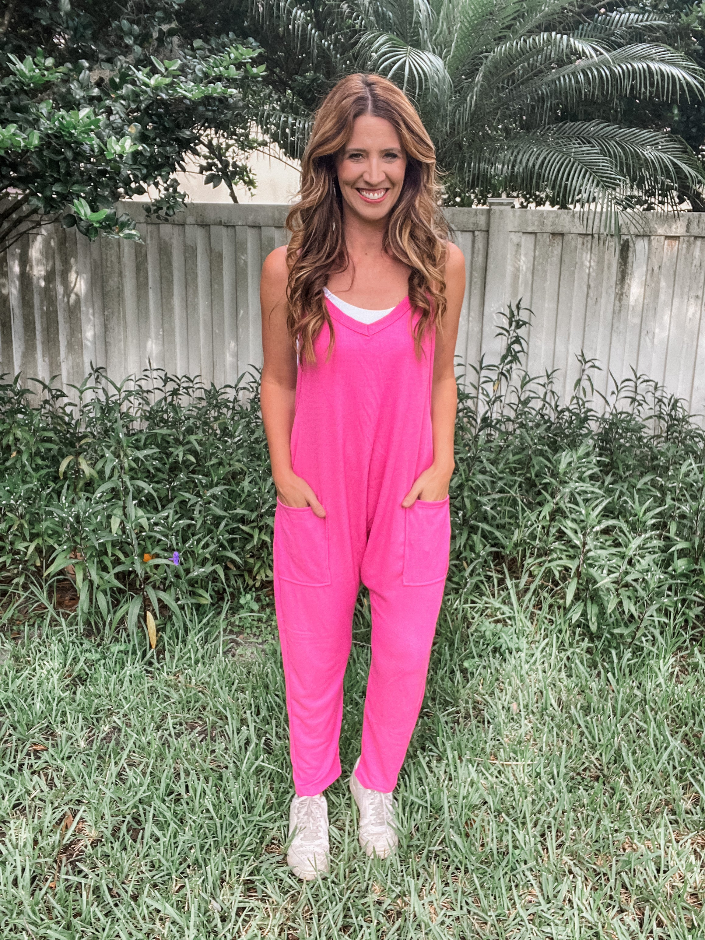 Pink Harem Jumpsuit