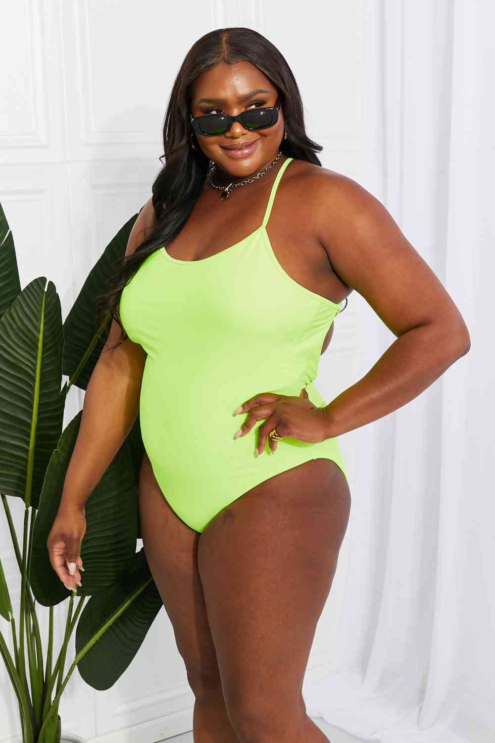 High Tide Lemon-Lime One-Piece