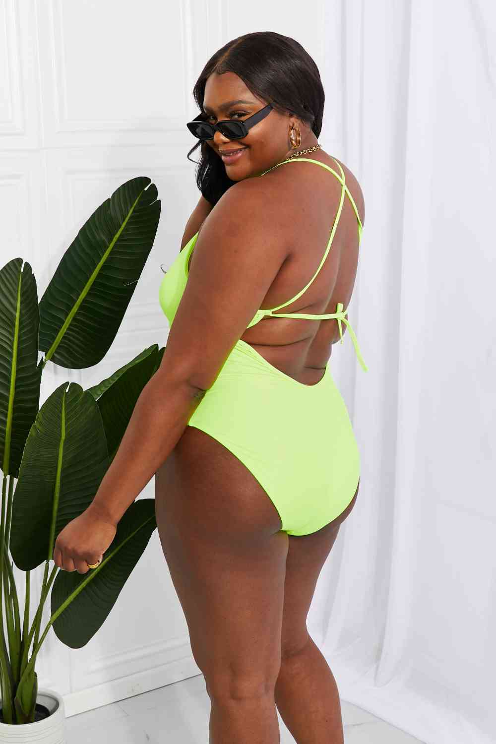 High Tide Lemon-Lime One-Piece