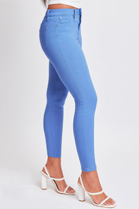 YMI Hyperstretch Mid-Rise Skinny Pants in Blue