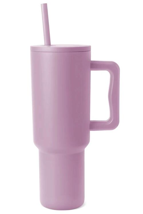 Stainless Steel Tumbler with Matching Straw