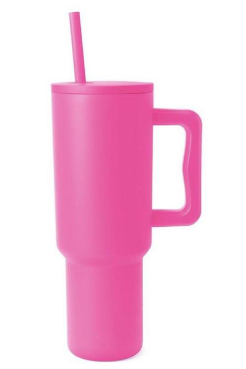 Stainless Steel Tumbler with Matching Straw