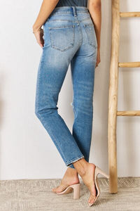 Kancan Distressed Straight Jeans
